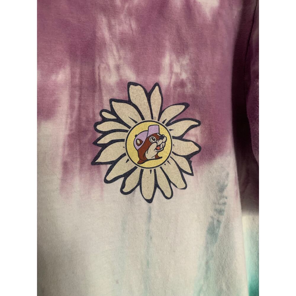 Buc-ee's Tie Dye T-shirt adult Medium Go Little Rockstar Hippie Camping - Picture 2 of 6